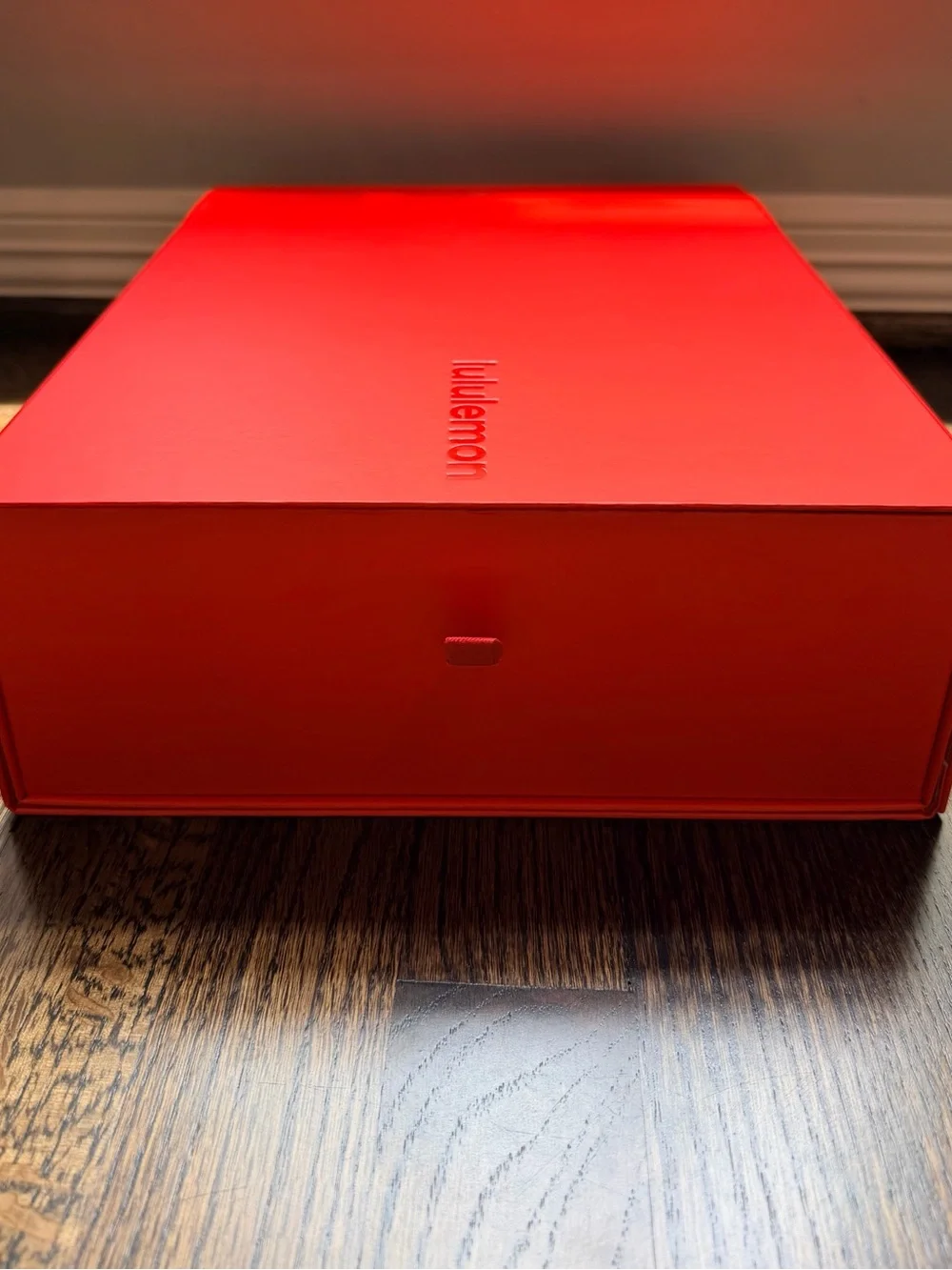 lululemon athletica Bright Red Storage or Gift Box